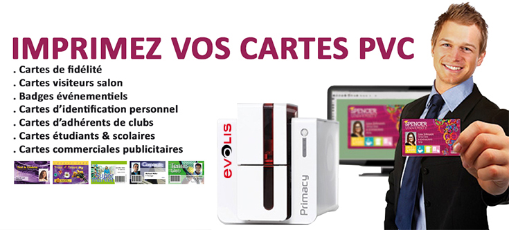 imprimez vos cartes PVC