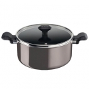 TEFAL-Faitout + Cv Verre So Intensive 24cm - D5064662