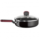 TEFAL-Sauteuse 2 Poignées + Cv Verre Comfort Grip 28cm - D5093702